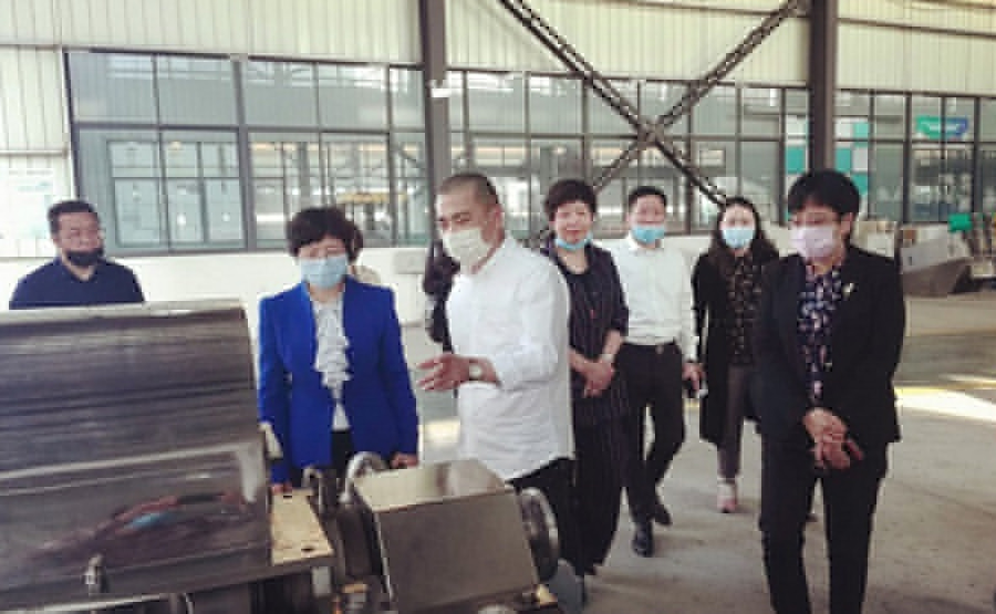民建丽水市委会、莲都区委会领导一行莅临浙江正达指导(图1)
